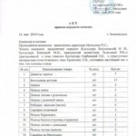 АКТ приема передачи помощи